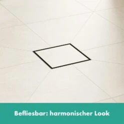 Hansgrohe RainDrain Point Komplettset Punktablauf 15/15 Cm Rückseitig Befliesbar -Hansgrohe Verkaufsgeschäft hansgrohe raindrain duschrinnen und punktablaeufe point 11042824