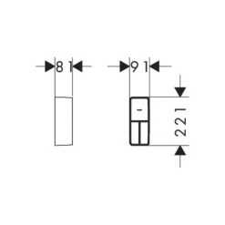 Hansgrohe IntraStoris Box Groß Basis Set