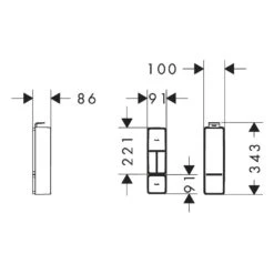Hansgrohe IntraStoris Schubkasteneinteilung Basis Set
