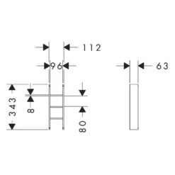 Hansgrohe IntraStoris Schubkasteninneinteilung Modul 11,5 X 34 Cm 5 Hansgrohe IntraStoris Schubkasteninneinteilung Modul 11,5 X 34 Cm -Hansgrohe Verkaufsgeschäft hansgrohe zubehoer badmoebel intrastoris schubkasteninneinteilung modul 12123296