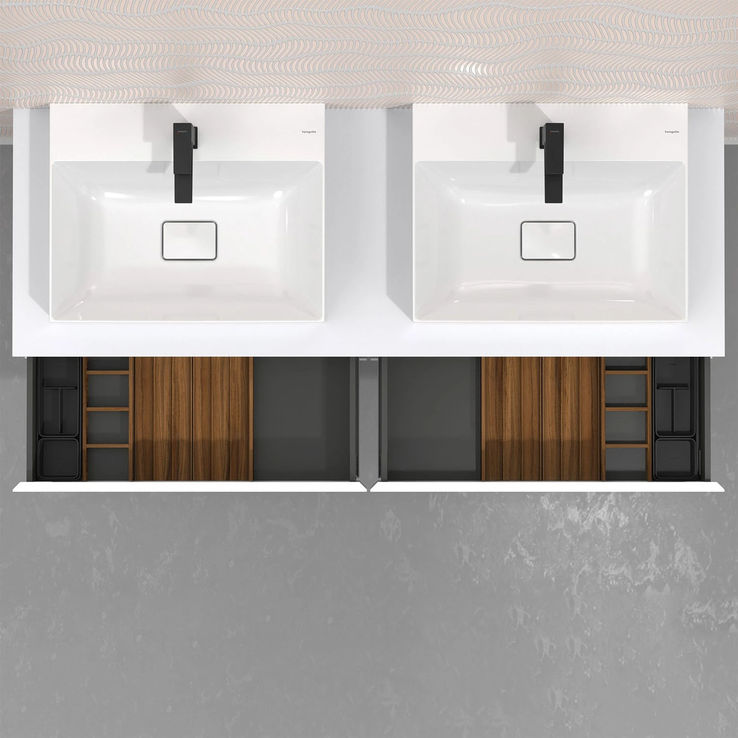 Hansgrohe IntraStoris Schubkasteninneneinteilung Set 320 Für Waschtischunterschrank 78 Cm Und 157,5 Cm Breit 2 Hansgrohe IntraStoris Schubkasteninneneinteilung Set 320 Für Waschtischunterschrank 78 Cm Und 157,5 Cm Breit – Bild 2