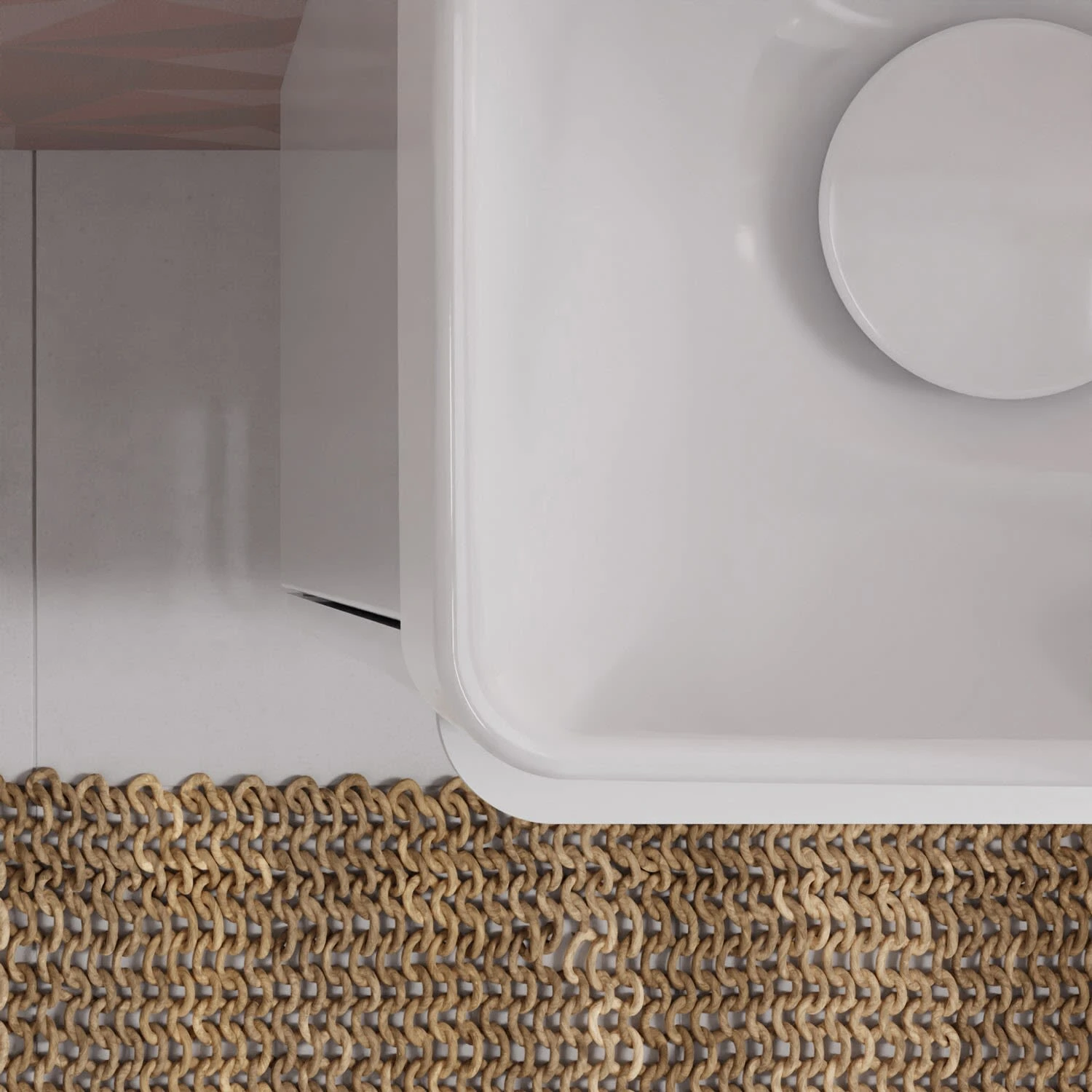 Hansgrohe Xelu Q Handwaschbecken 50 X 48 Cm Ungeschliffen, Ohne Hahnloch 4 Hansgrohe Xelu Q Handwaschbecken 50 X 48 Cm Ungeschliffen, Ohne Hahnloch – Bild 4